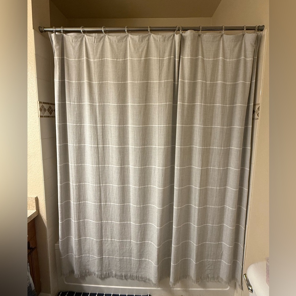 Hearth&Hand Magnolia Gray shower curtain